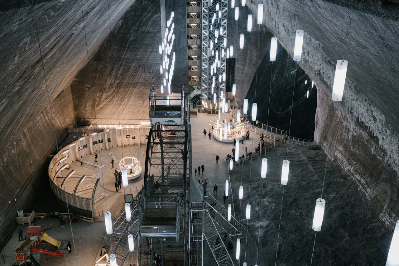 Discover the breathtaking underground world of Salina Turda, an iconic salt mine in Romania.
